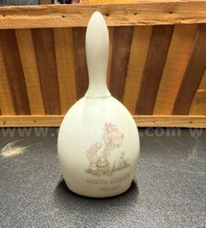 Vintage, Precious Moments, "Happy Easter Bell", Good Condition, No Defects