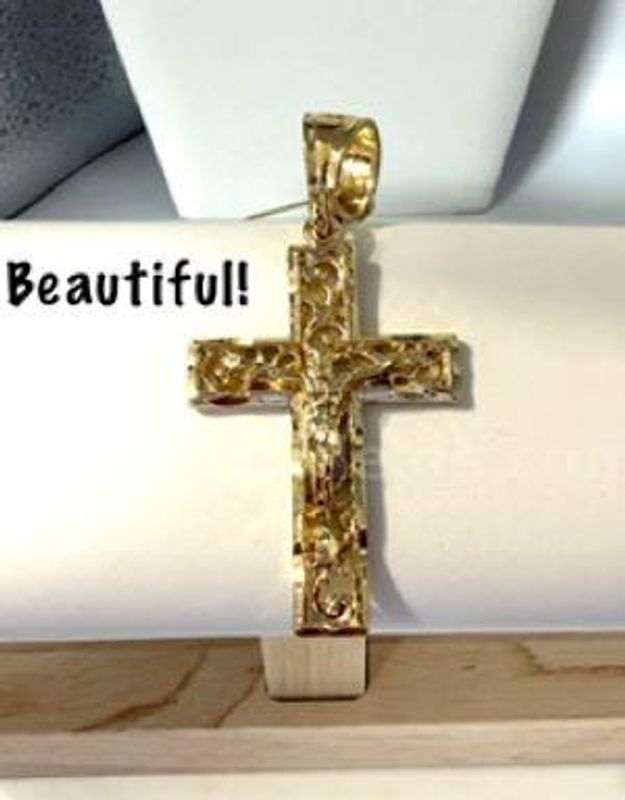 Radiant, 24kt Gold Filled, Jesus Christ Pendant