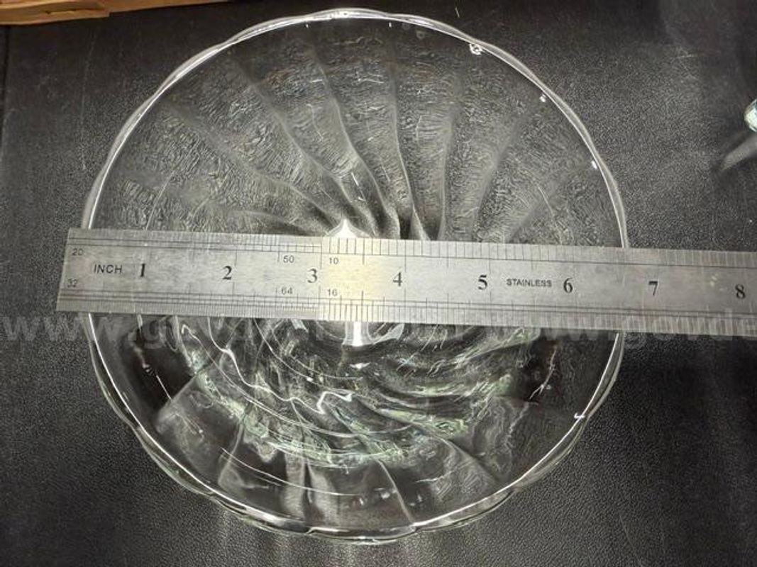 Vintage, Victoria by Hocking, Swirl Optic Serving Bowl, Excellent Condition, No Defects