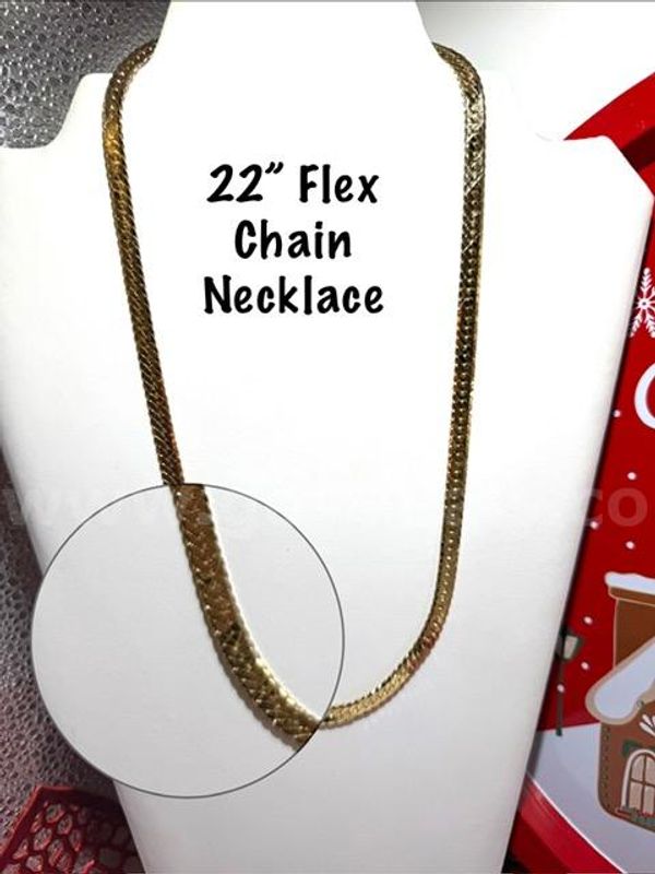 Beautiful, Ladies, 22 Inch Flex Chain Necklace