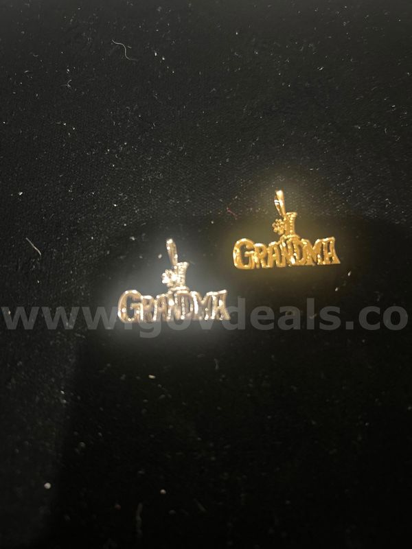24K Gold RGL & Rhodium RRL #1 Grandma Charm