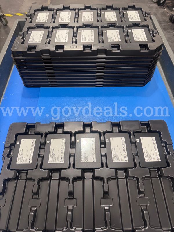 Lot of (50) Micron 7.68TB SATA SSD Memory Modules - New in Box