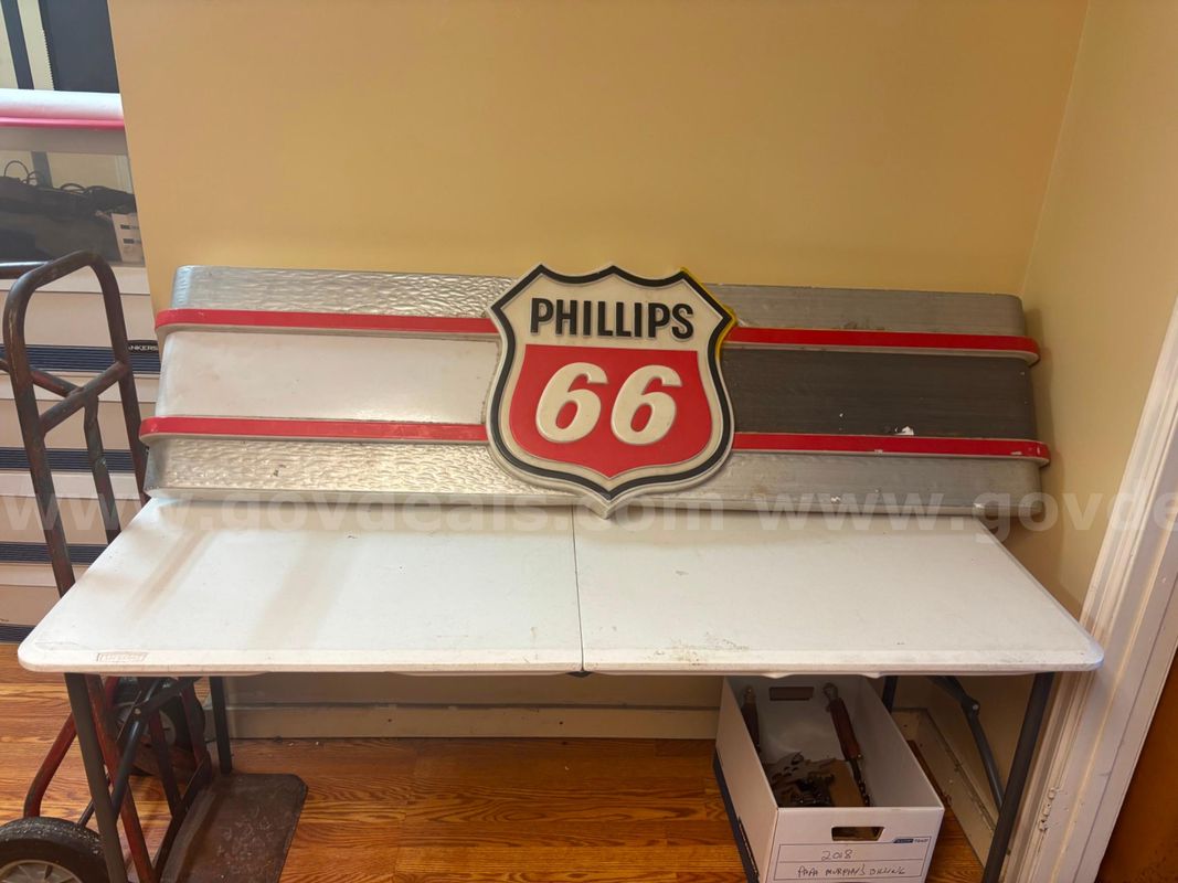 Vintage Philips 66 Service Station Sign