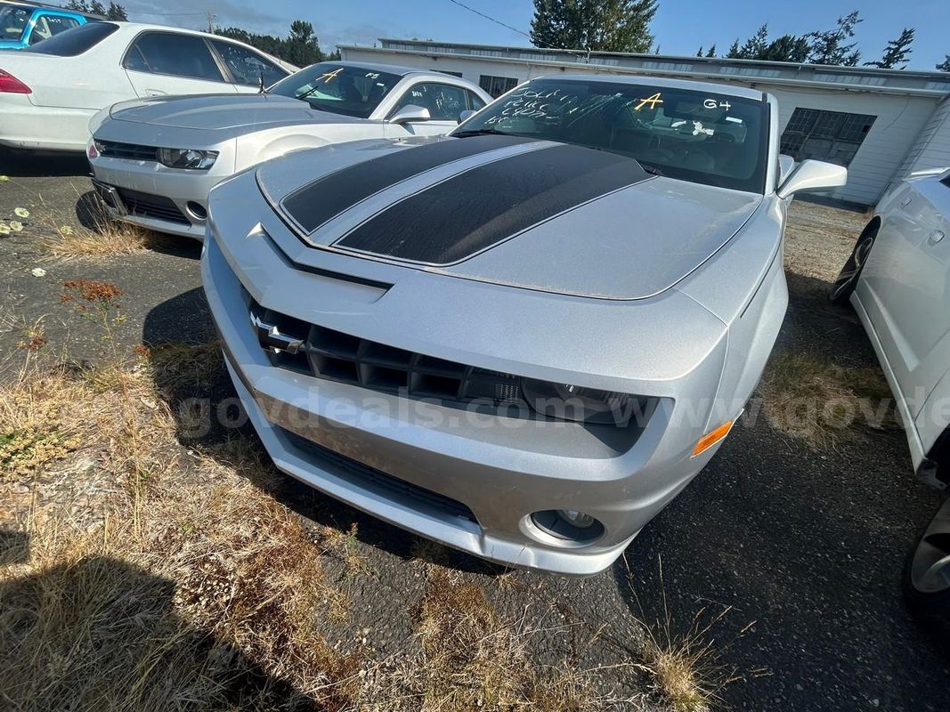 Silver 2010 Chevrolet Camaro LT2 Coupe