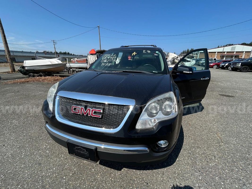 Black 2008 GMC Acadia SLT-1 AWD