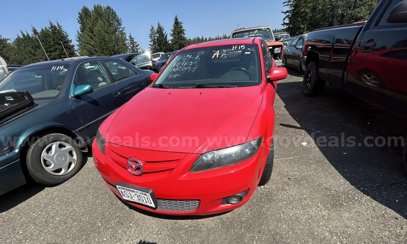 Red 2006 Mazda Mazda6 s 5-Door