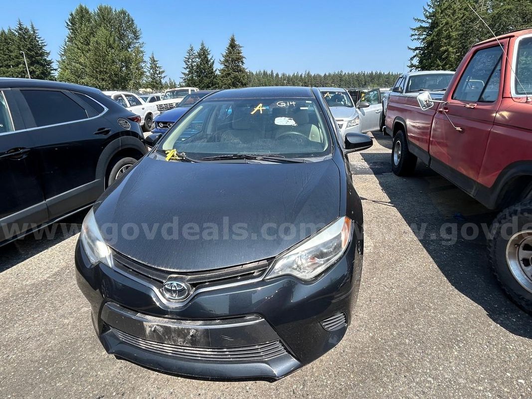 Black 2015 Toyota Corolla L 4-Speed AT