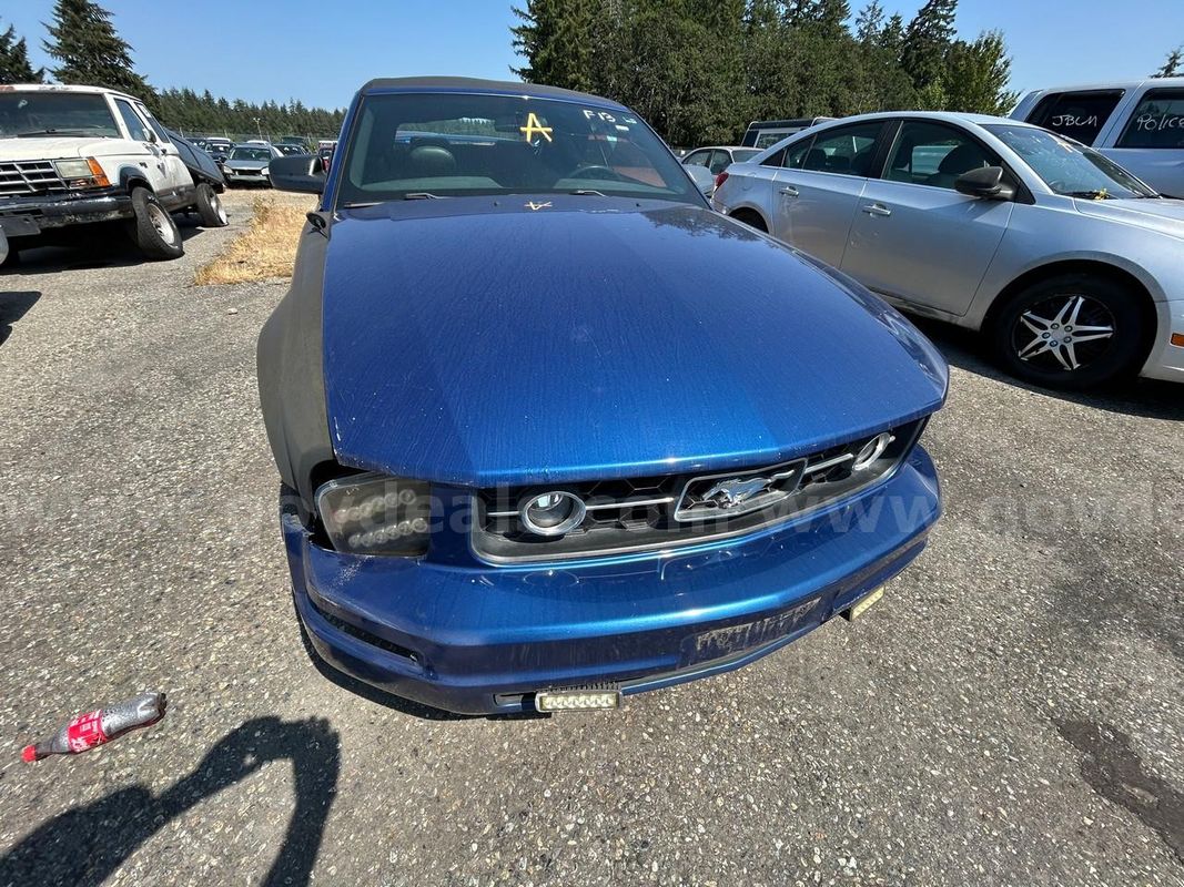 Blue 2006 Ford Mustang V6 Deluxe Convertible