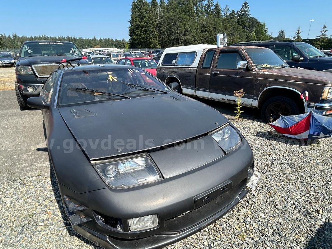 Black 1990 Nissan 300ZX GS 2+2 hatchback