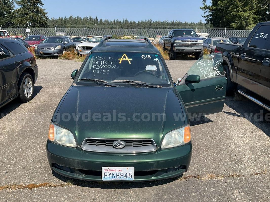 Green 2003 Subaru Legacy Wagon L