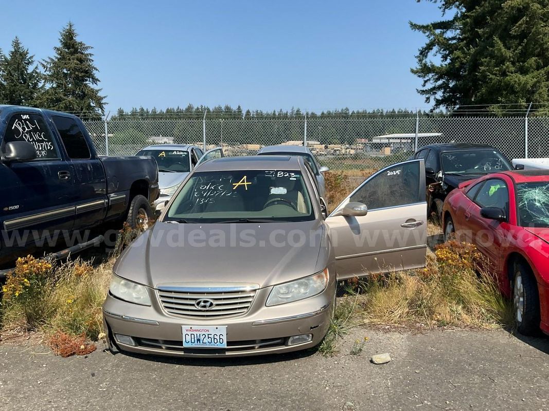 Gold 2007 Hyundai Azera Limited