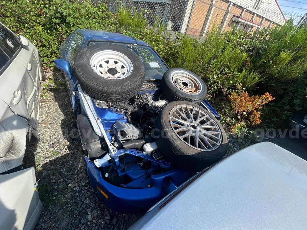 Blue 1993 Honda Civic Del Sol S