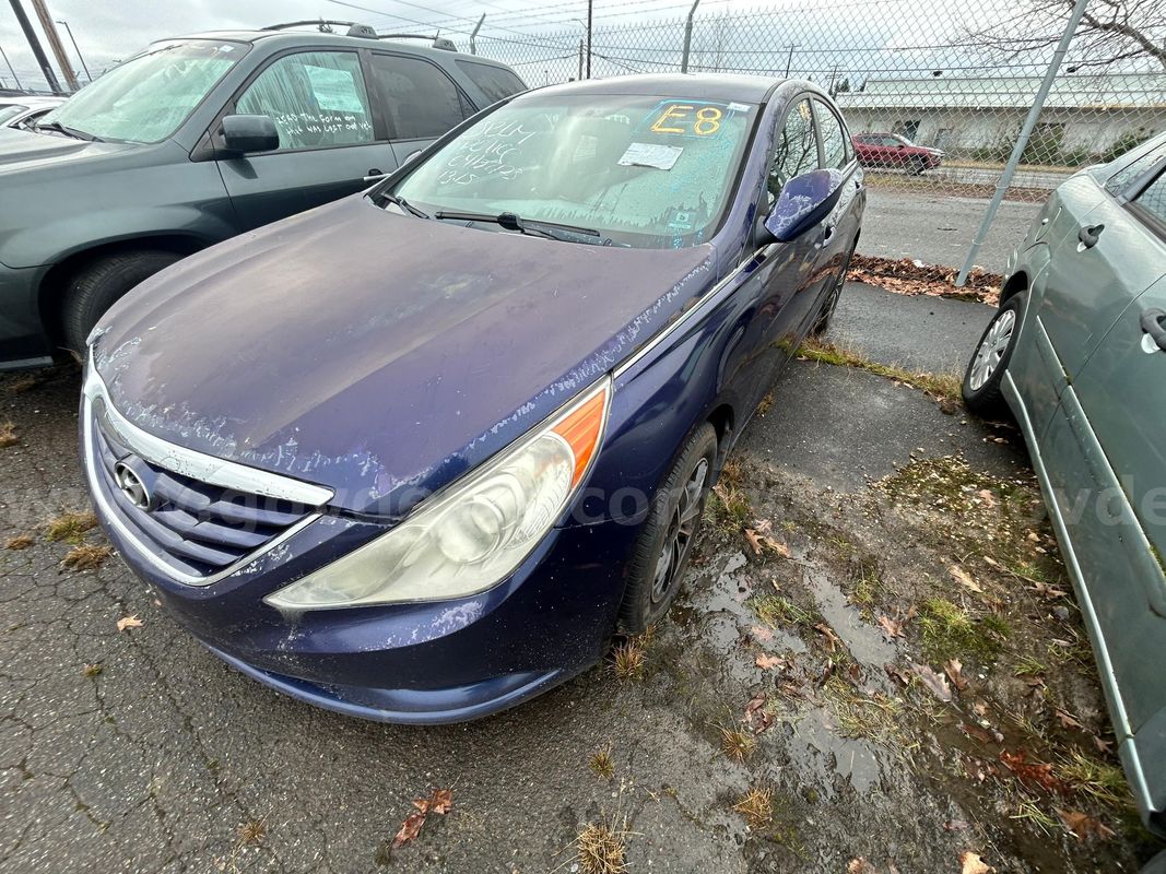 Blue 2011 Hyundai Sonata