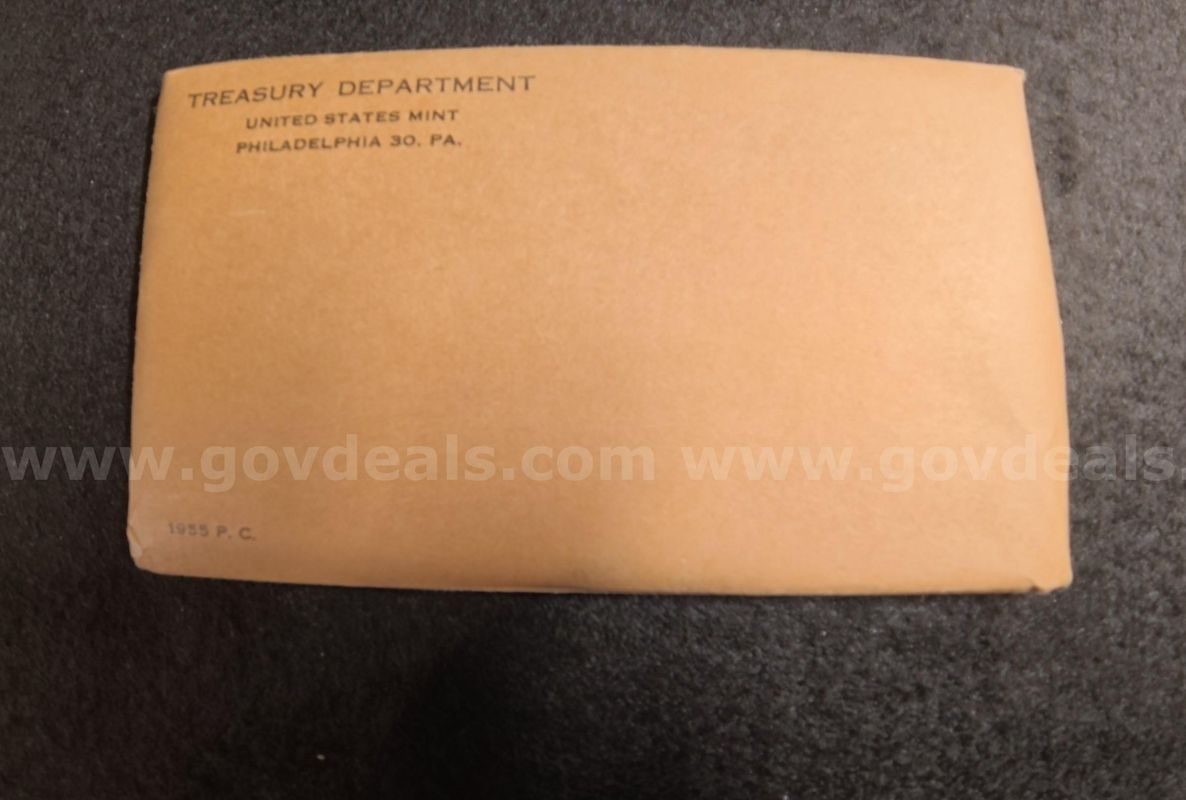 1955 RARE US Treasury Department (Sealed) Philadelphia Silver mint set