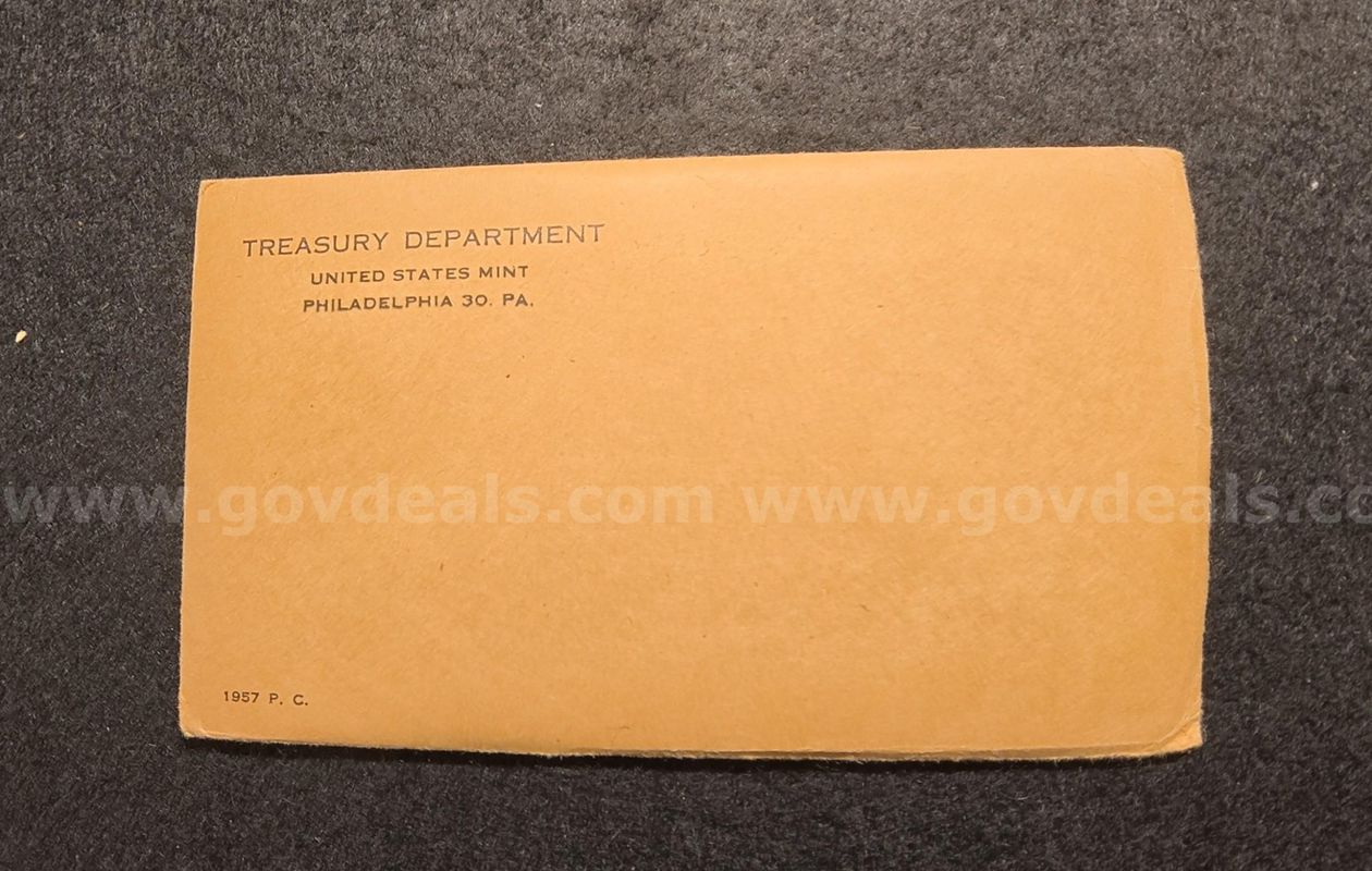 1957 RARE US Treasury Department (Sealed) Philadelphia Silver mint set
