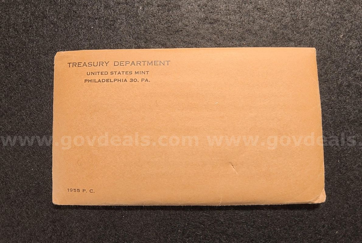 1955 RARE US Treasury Department (Sealed) Philadelphia Silver mint set