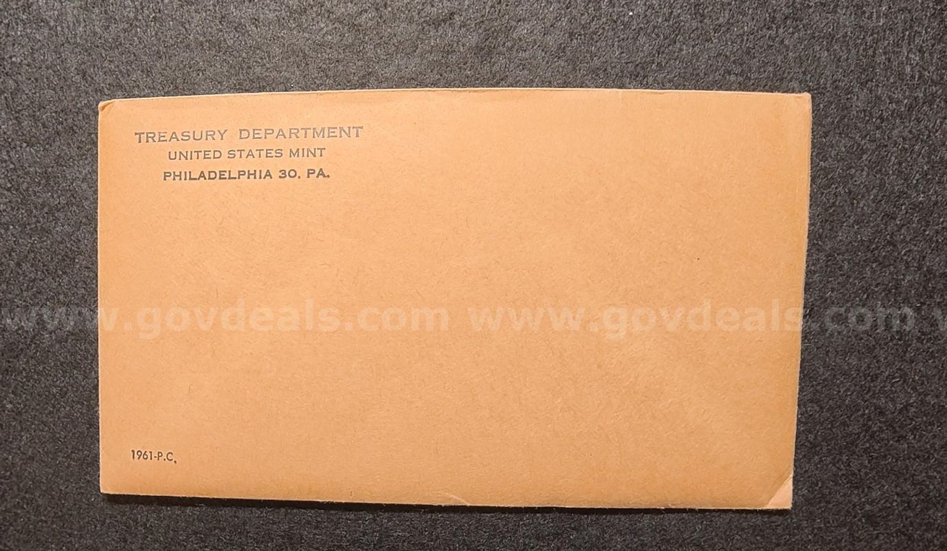 1961 US Treasury Department (Sealed) Philadelphia Silver mint set