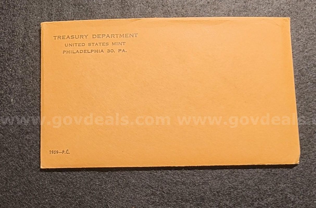 1959 RARE US Treasury Department (Sealed) Philadelphia Silver mint set