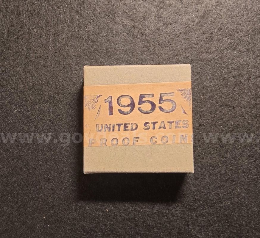 1955 RARE US Treasury Department (Sealed BOX) Philadelphia Silver mint set