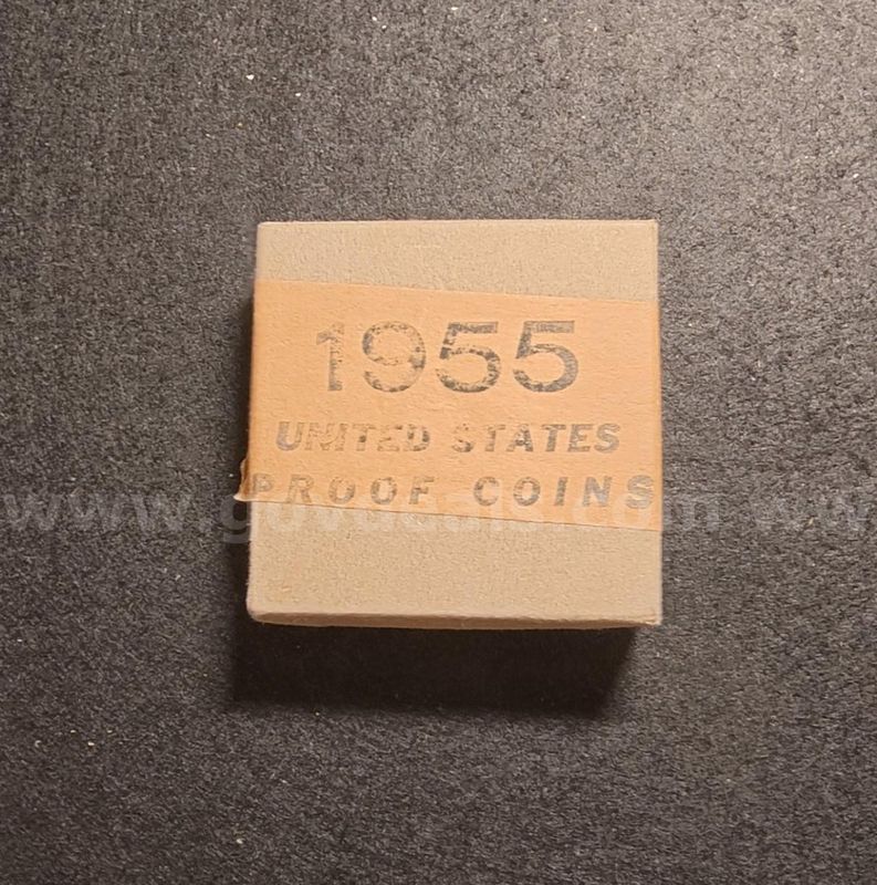 1955 RARE US Treasury Department (Sealed BOX) Philadelphia Silver mint set