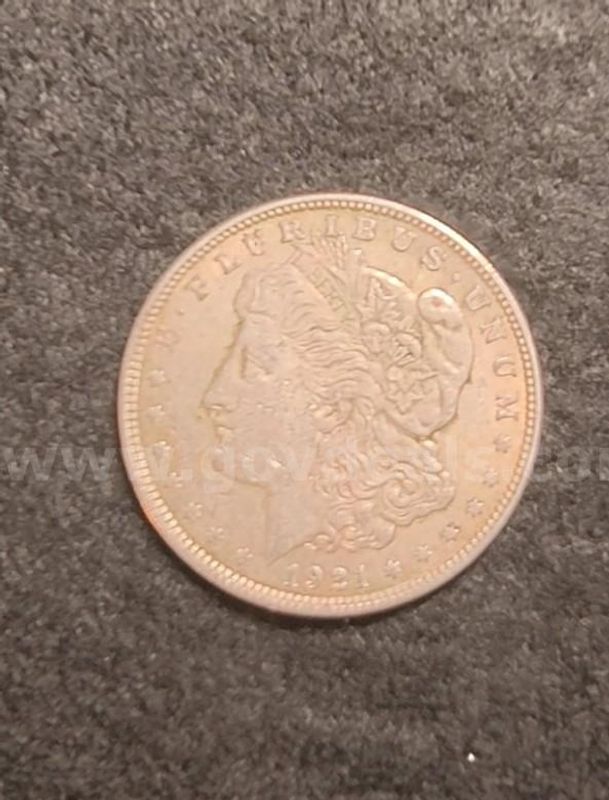 1921 P Morgan Strong Reverse Detail with little wear