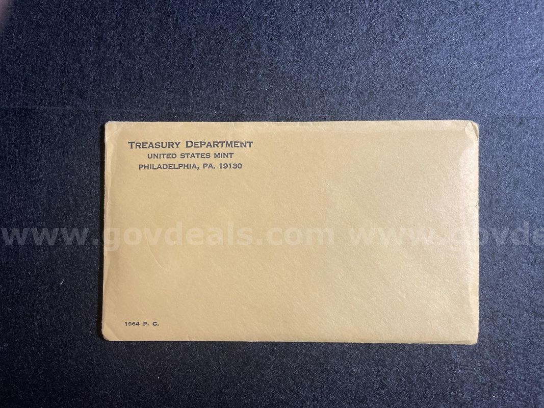 1964 US Treasury Department (Sealed) Philadelphia & Denver Silver mint set