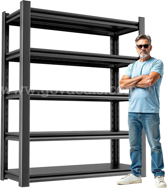 NEW...Heavy Duty Garage Shelving 24" D x48 W x72 Metal Storage Shelf Organizer Heavy Duty Shelving Rack