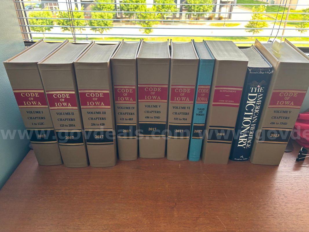 Iowa Code books