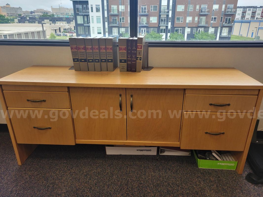 Executive Desk and Credenza