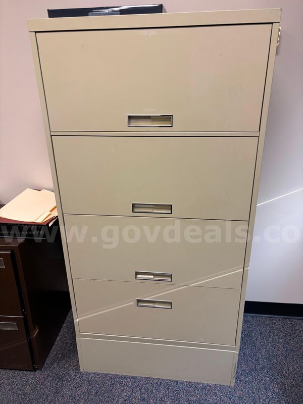 Four-drawer file cabinets
