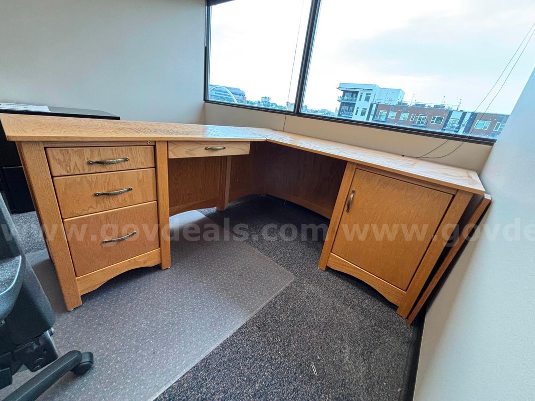 Wood desk