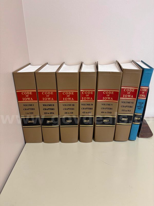 Iowa Code Books