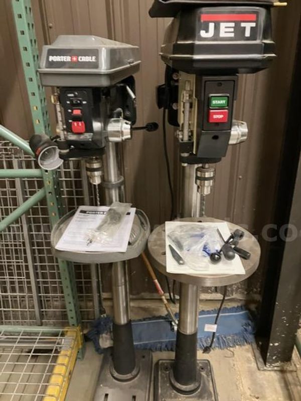 Porter Cable and JET Equipment Drill Press