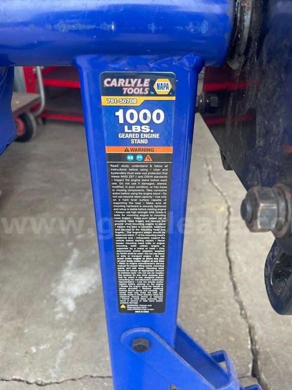Carlyle Tools by NAPA - 1000lbs. Geared Engine Stand