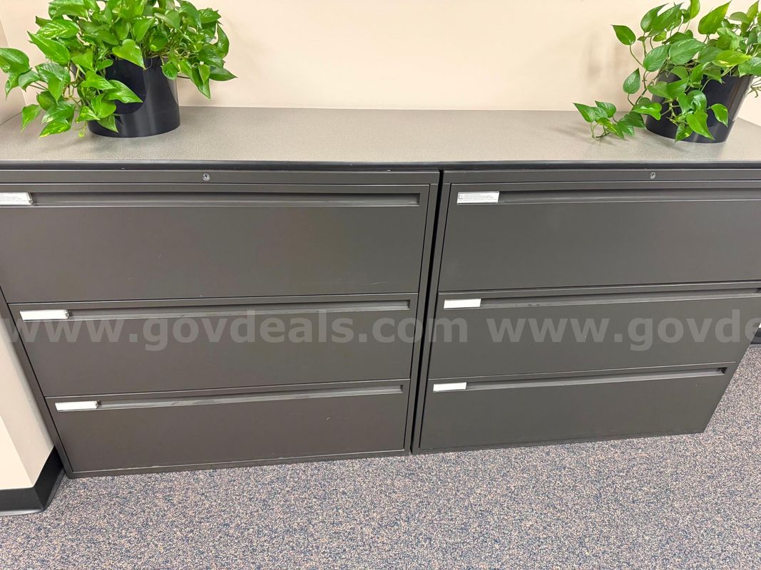 Two Three-drawer files