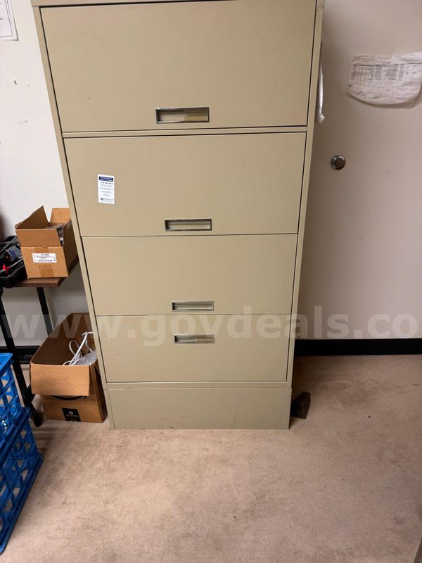 Four-drawer file cabinet