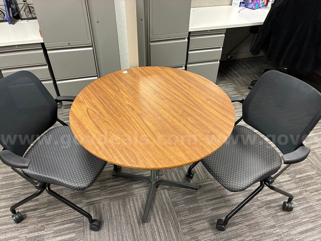 Office filing cabinets, tables, chairs