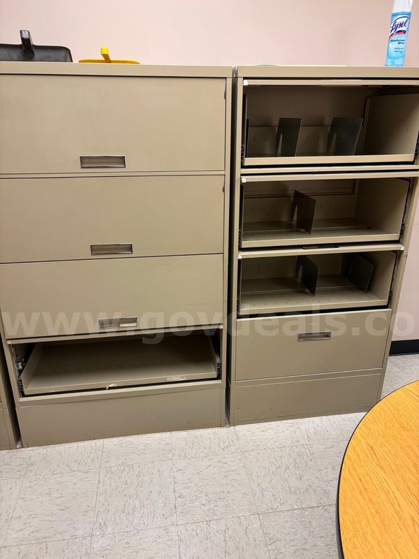 4-drawer file cabinets