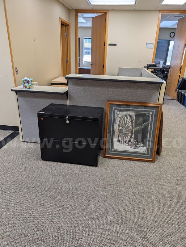 Office Furniture, Artwork & Storage Surplus Lot