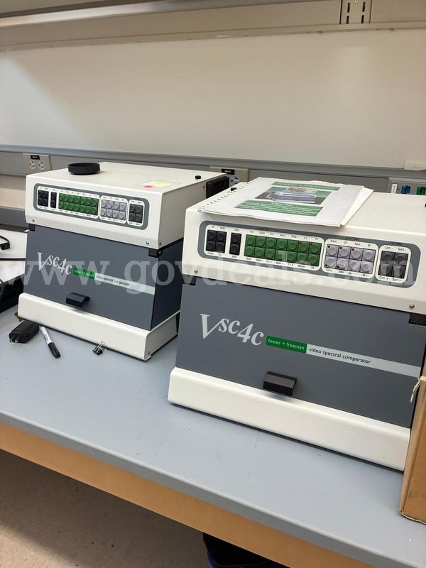 Foster and Freeman Video Spectral Comparator VSC 4c (x2) and VSC 6000
