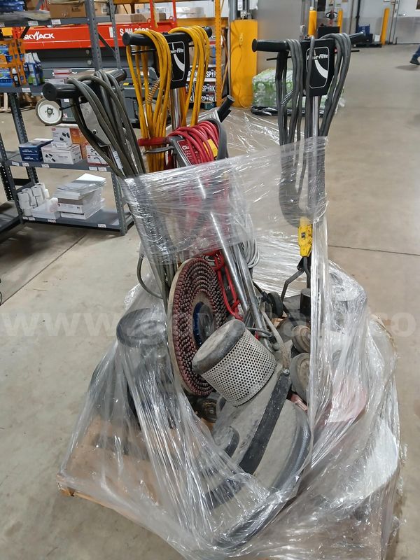 Set of 5 Floor Buffers/Scrubbers