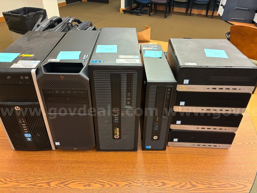 HP Prodesk and Compaq Desktop Computers