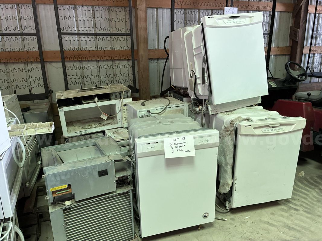 Kitchen appliances and HVAC equipment
