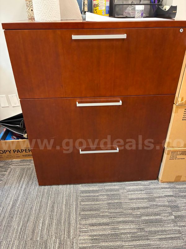 Office filing cabinets, cds, dvds