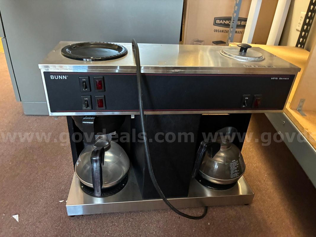 hand sanitizers, file cabinets, coffee maker