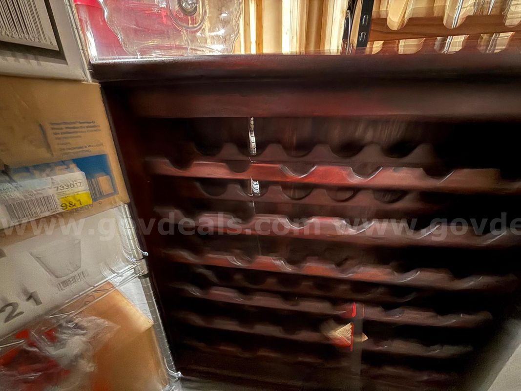 Wine Rack 30 Bottle Cherry