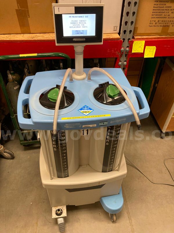 ZIMMER Dornoch UL-DU500 Ultra Duo Fluid Waste Cart