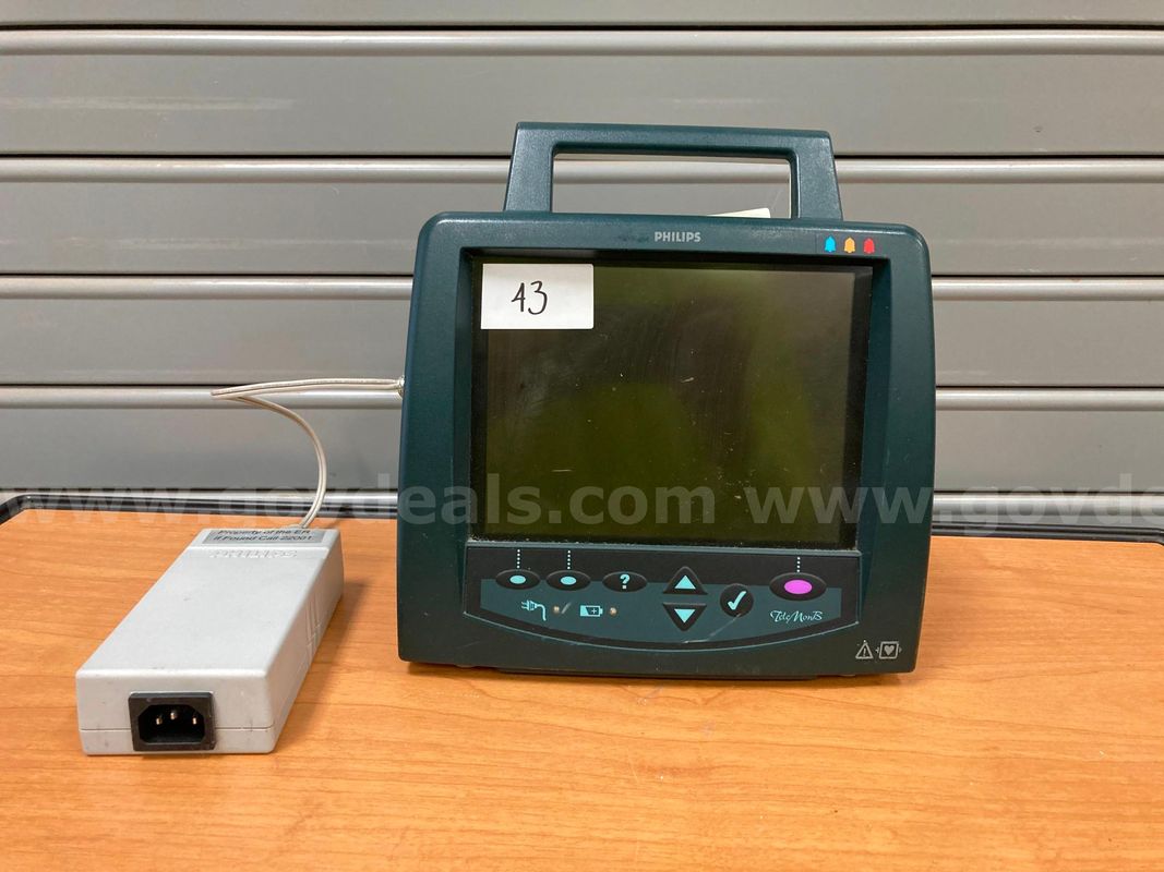 Philips M2636A Vital Signs Monitor w/ Power Brick
