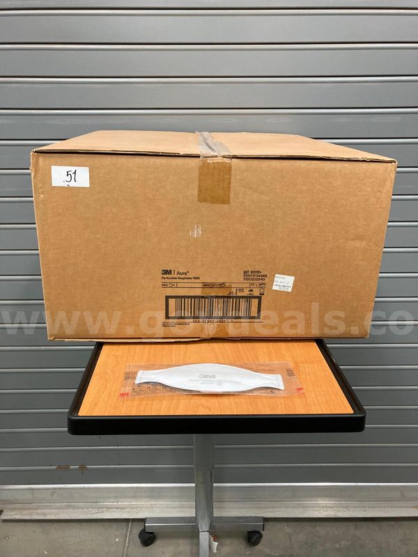 3M Aura 9205+ NIOSH N95 Particulate Respirator (440 masks box)