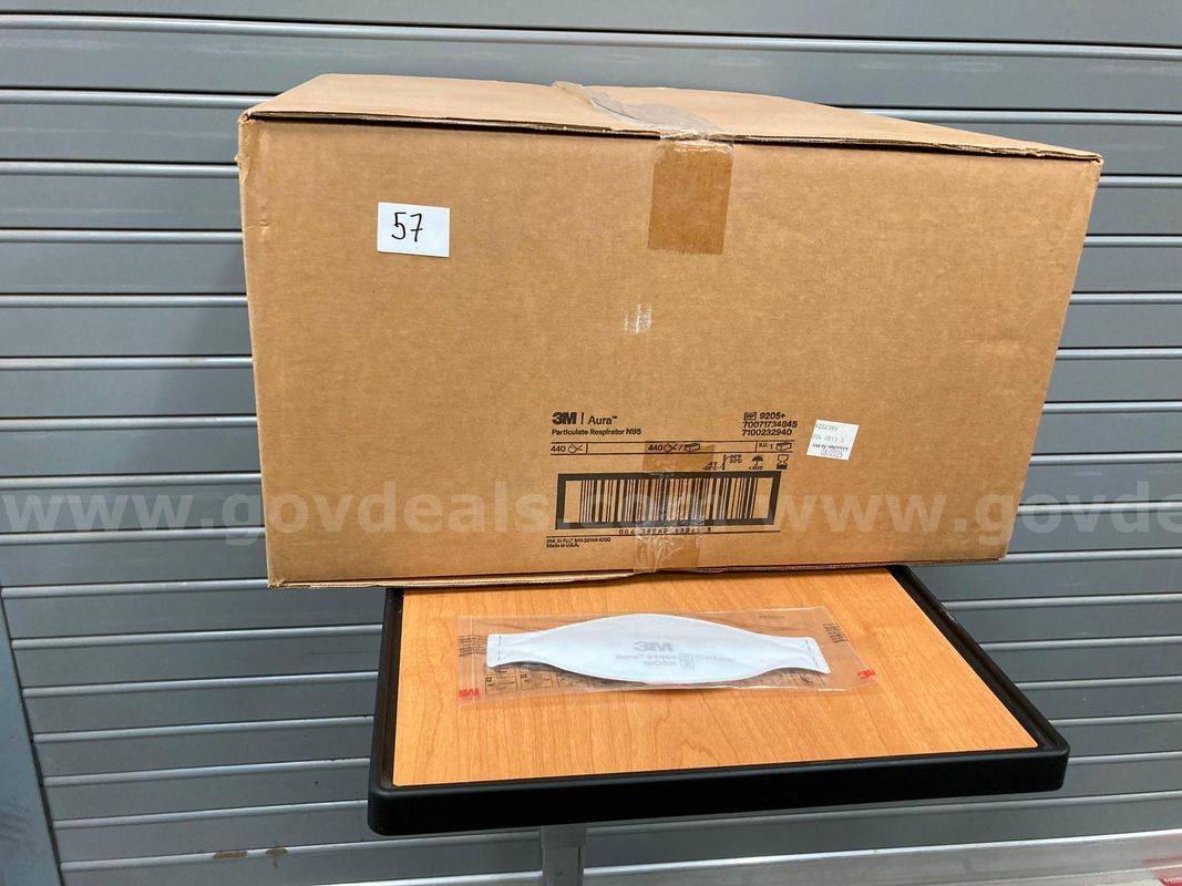 3M Aura 9205+ NIOSH N95 Particulate Respirator (440 masks box)